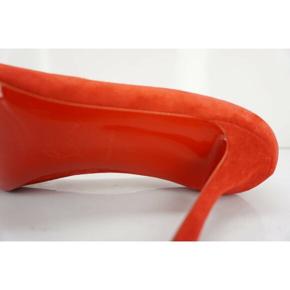 Christian Louboutin Scalopump Scalloped Trim Shoes SZ 37 Lace Tie New $845 - Picture 7 of 10